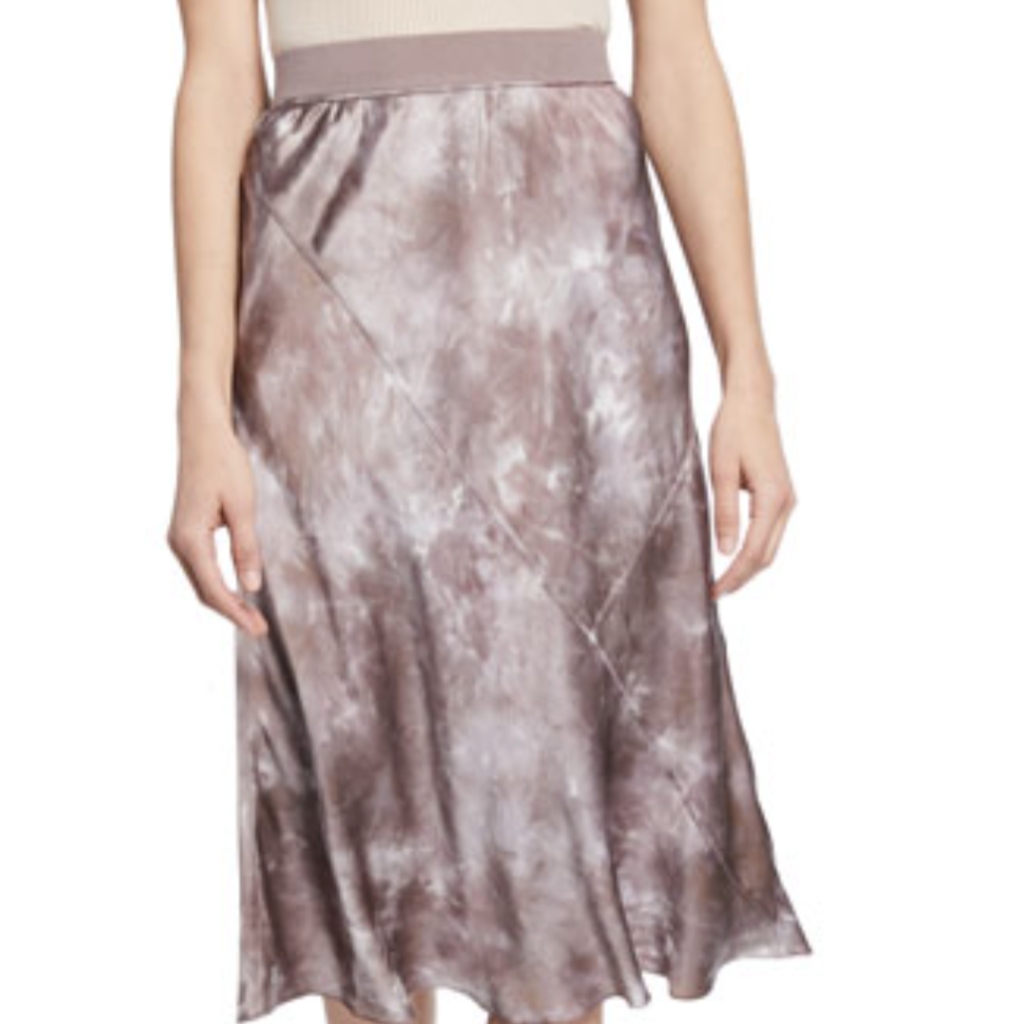 Atm Tie Dye Silk Slip Skirt